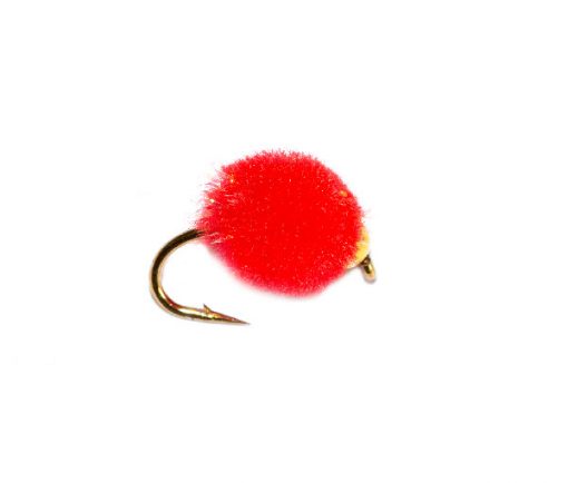 Gold Nugget Red Crystal Egg fish fishing flies
