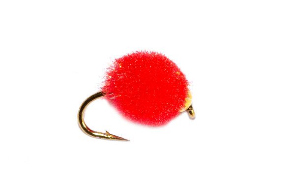 Gold Nugget Red Crystal Egg fish fishing flies