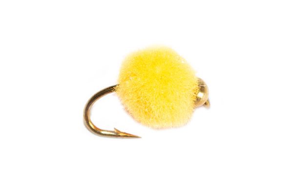 from the fly shop online at fish fishing flies, Gold Nugget Orange Crystal Egg