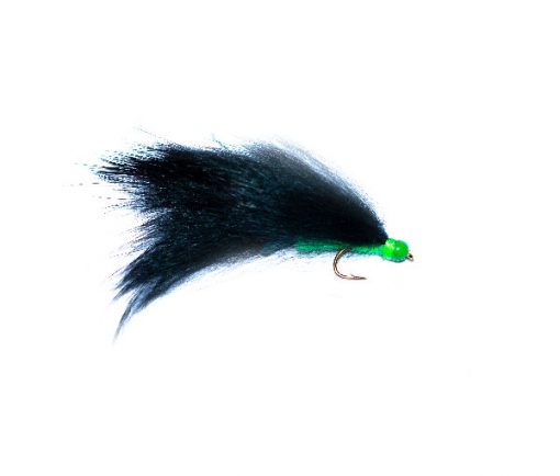 Green Head Flapper Zonker, Fish Fishing Flies Quality