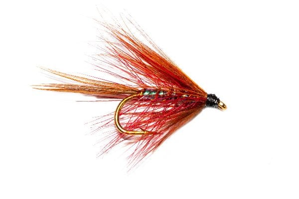 Trout Flies Claret Pearly Dabbler