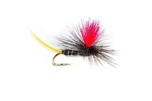 Connemara Black Red Hot Spot Parachute Dry Fishing Fly