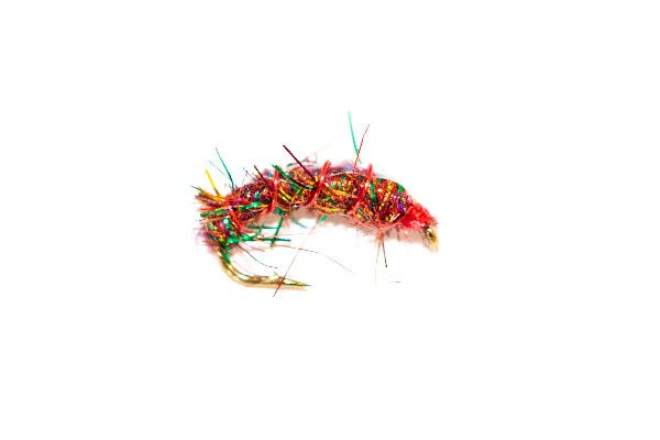 Fishing Flies Lightbrite Red Sparkling Shrimp