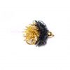 Black & Gold Shimmer Gold Head Blob