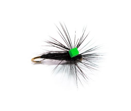 Black Gnat Green Foam Suspender Parachute - Image 4