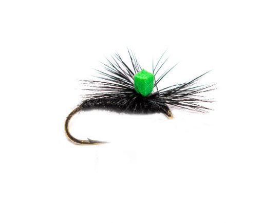 Black Gnat Green Foam Suspender Parachute