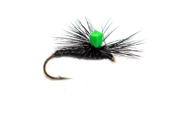 Black Gnat Green Foam Suspender Parachute