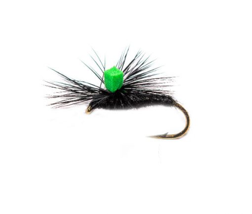 Black Gnat Green Foam Suspender Parachute - Image 2