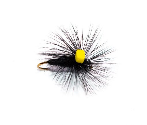 Black Gnat Yellow Foam Suspender Parachute - Image 2