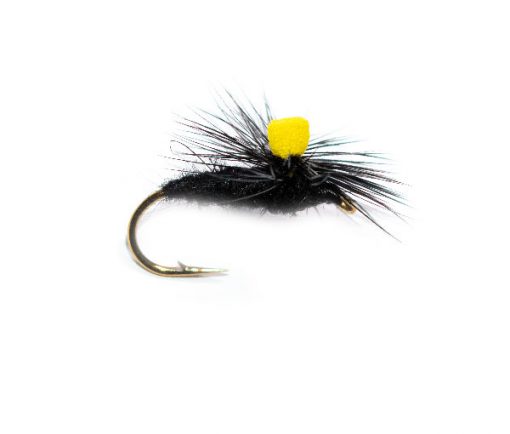 Black Gnat Yellow Foam Suspender Parachute