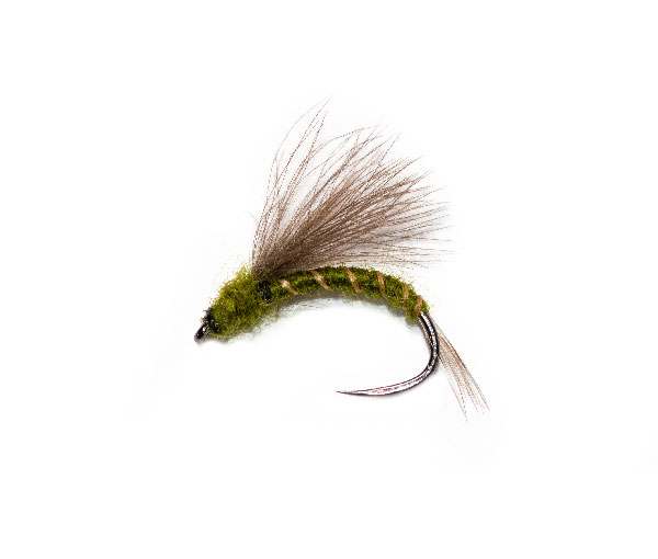 CDC Olive Favourite Trout Fly Dry Fly fishing flies brand quality