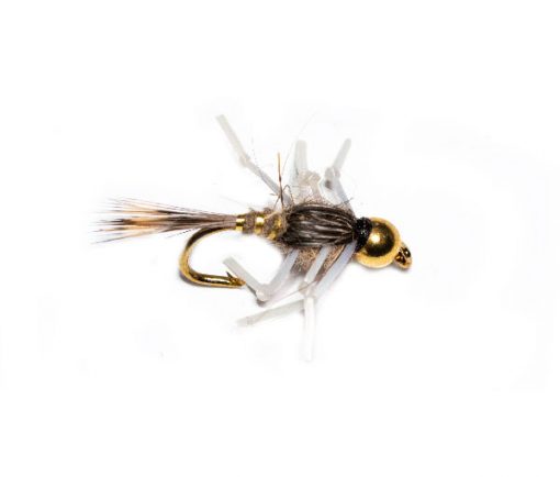 Kicking Leggy Gold Ribbed Hares Ear Nymph Trout Fly