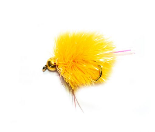 Yellow Cut Throat Goldhead Shimmer Blob - Image 2
