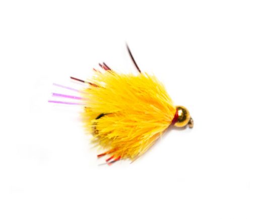 Yellow Cut Throat Goldhead Shimmer Blob - Image 4