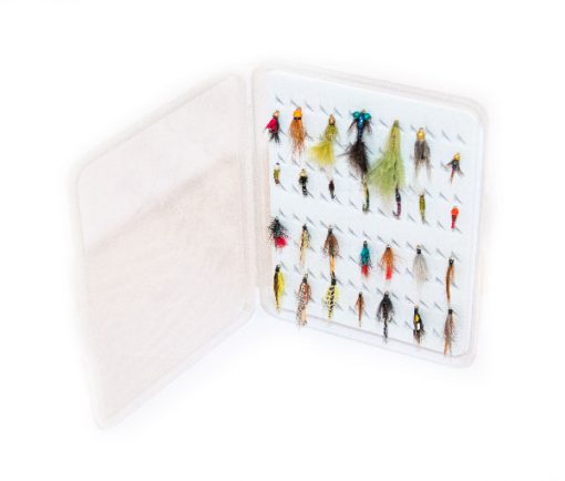 Slimline Plastic ( holds 104 standard flies) FREE 21 x Flies