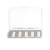 100 Space Clear Acrylic Fly Box FREE 8 x Flies
