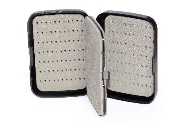 Fish Fishing Flies 308 Space 4 Tier Black ABS Fly Box