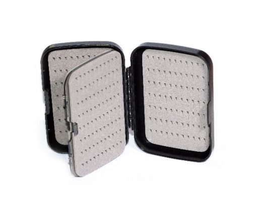 Fish Fishing Fly 308 Space 4 Tier Black ABS Fly Box