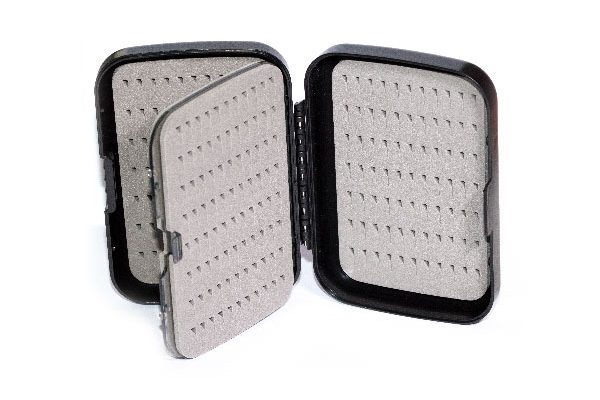 Fish Fishing Fly 308 Space 4 Tier Black ABS Fly Box