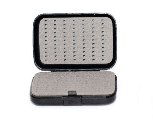 308 Space 4 Tier Black ABS Fly Box FREE 22 x Flies - Image 4