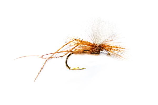 Fishing flies Daddy Long Legs Ginger Parachute White Hotspot