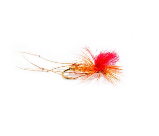 Daddy Long Legs Orange Parachute Red Hotspot Fishing Fly