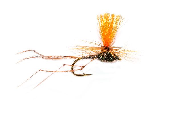 Daddy Long Legs Quill Body Parachute Orange Hotspot Fishing Flies Online