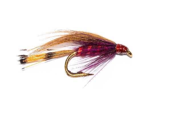 Mallard and Claret Holographic Wet Fishing Flies