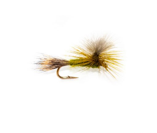 CDC Olive Wulf Parachute Trout Flies