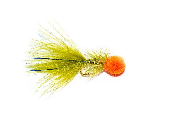 Hatching Hot Head Blue Flash Damsel Nymph Fishing Fly