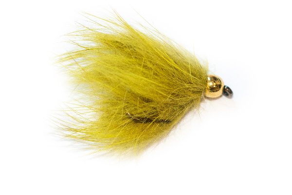 Olive Goldhead Apache Trout Fishing Flies