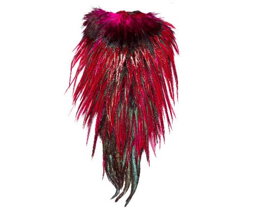 Fly Tying Fishing Flies Magenta Magic Badger Saddle Cape