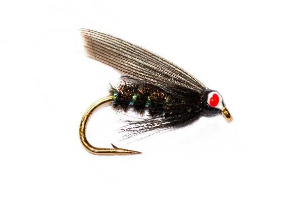 Eyed Black Gnat Winged Fishing Fly