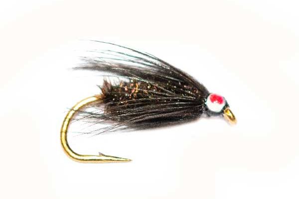 Eyed Black and Peacock Trout Fly