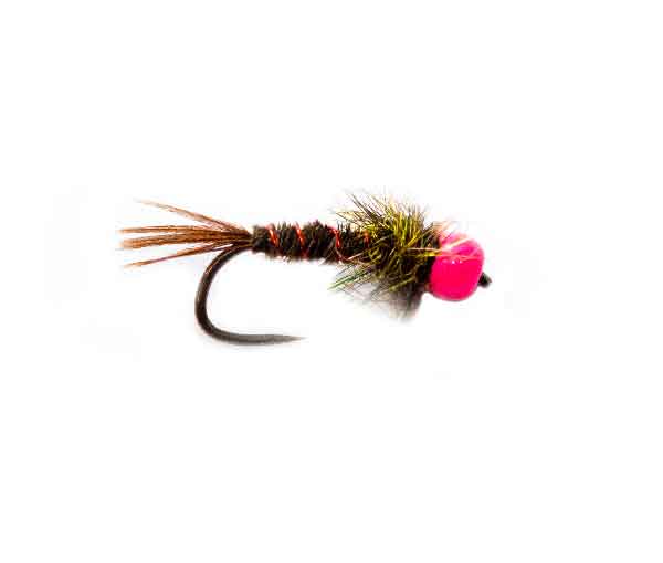 RZ Pink Pheasant Tail Nymph River trout and Fishery fishing flies