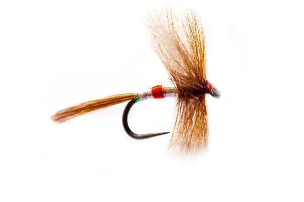 Patriot Pearl Red Dry Fly