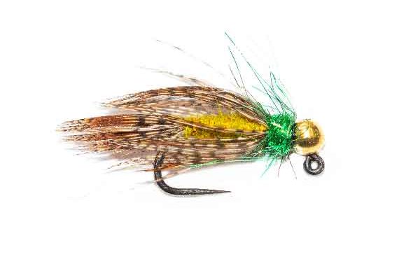 Fishing Flies Roz Hackled Jig Olive