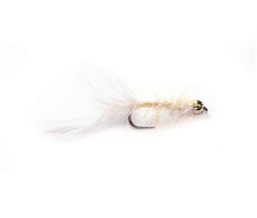 White Killer Spectra Leech Trout Fly