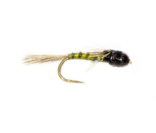 Heavy Twisted Olive Mayfly Fishing Flies