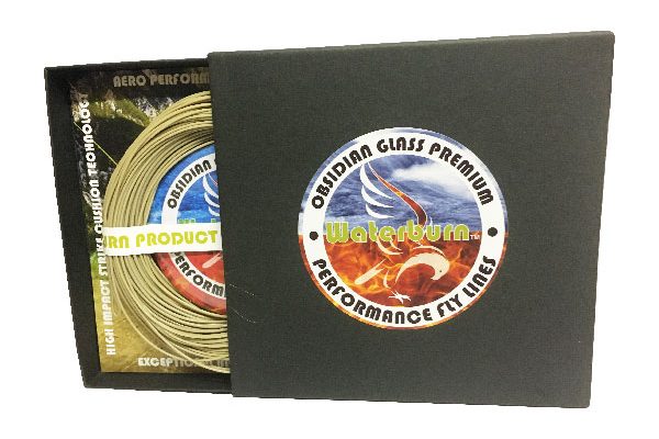 Waterburn Obsidian Glass Premium Fly Line WF6 Olive Intermediate Line