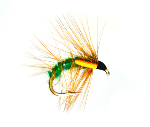 thumbnail image 2 of Snatcher Fishing Flies 18 Pack – Olive, Orange, Black/Green Wet Trout Flies, Choice Of Sizes 2 of 11