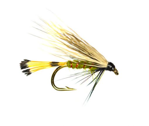 Hair Wing Red Ribbed Sooty Olive
