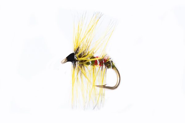 Olive Bibio Dry Fishing Flies