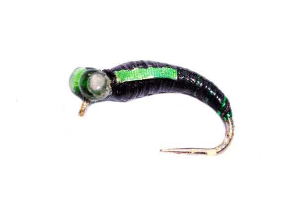 Deep Green Crisp Packer GGE Epoxy Buzzer Trout Fishery Flies