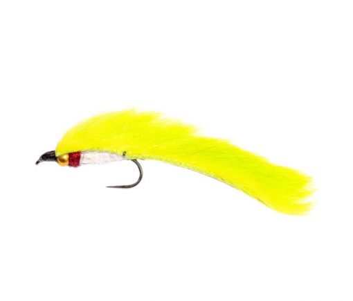 Gold Nugget Hot Spot Fluo Green UV Sparkle Barbless Fishing Flies