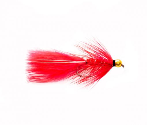 Goldhead Silver Flash Red Blood Damsel Barbless Fishing Fly