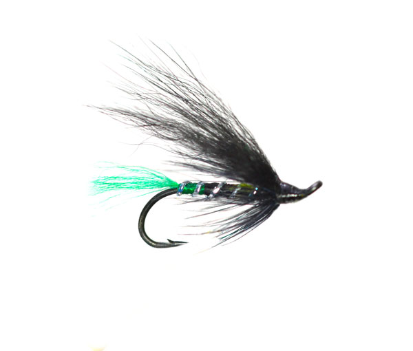 Fly Reel Black Deceiver Saltwater Flies - Salmon Fishing Fly Patterns (1 Dozen) Hand Tied Fishing Flies