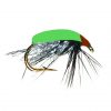 Green Back Silver Sparkle Foam Beetle Trout Fly