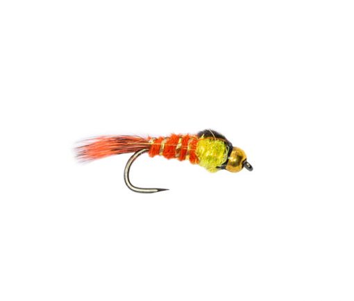 Nugget Orange Hares Ear Yellow Crystal Thorax Barbless Trout Flies