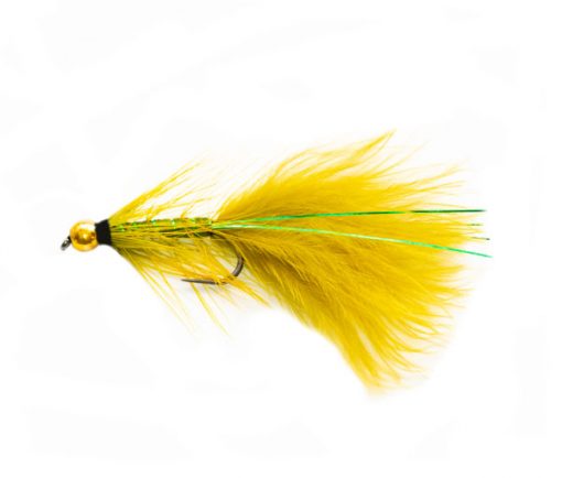 Olive Body Green Flash Damsel Goldhead Trout Fly